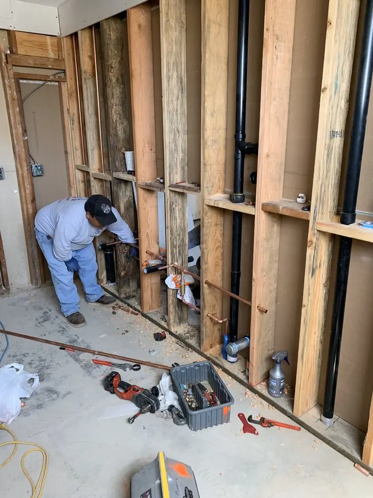 Commercial rough-in plumbing for Trenchless Sewer Repair in Schoolcraft